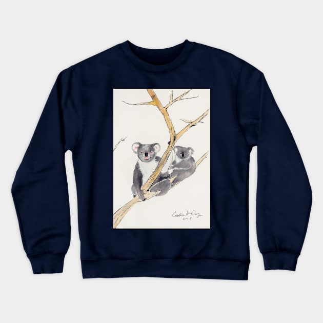 Australian  Koalas Bears Crewneck Sweatshirt by Cwang